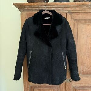 J Brand Black Teddy Jacket